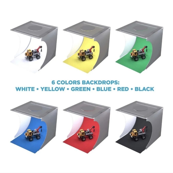 Portable Light Box Studio with 6 color backgrounds - Picture 3 of 7